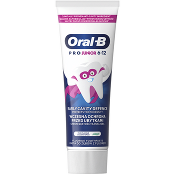 Oral-B Pro Junior pasta do zębów dla dzieći 6-12 lat łagodny smak 75 ml