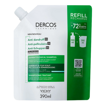 Vichy Dercos DS szampon przeciwłupieżowy do włosów tłustych Refill 500 ml