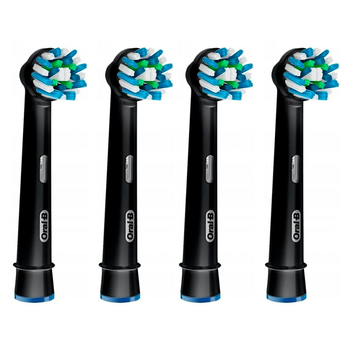 4x Oral-B EB50BK Cross Action Black Edition końcówka