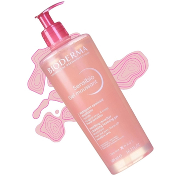 Żel oczyszczający BIODERMA Sensibio do mycia skóry wrażliwej twarzy 500 ml