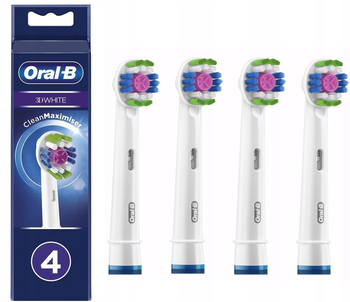 Oral-B EB18pRB 3D White Maximiser końcówki 4 szt