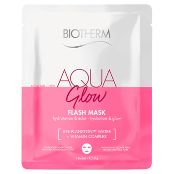 Biotherm Aqua Super Mask Glow nawilżająca maseczka w płachcie 31 g