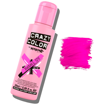 Crazy Color półtrwały krem koloryzujący do włosów Rebel UV 78 100 ml