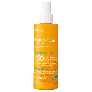 Pupa Latte Solare SPF50 mleczko przeciwsłoneczne do ciała i twarzy 200 ml