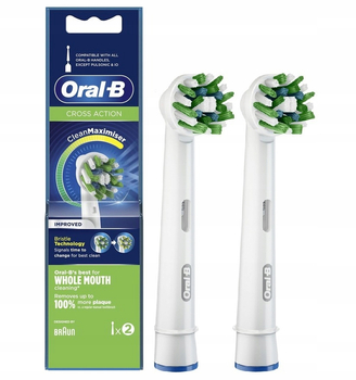 Oral-B EB50RB (White) Cross Action końcówki 2 szt