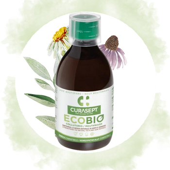 Curasept EcoBio płyn do płukania bez fluoru i mentolu 300 ml
