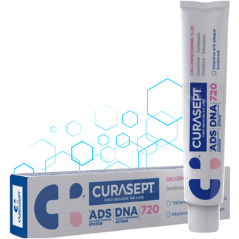 Curasept ADS DNA 720 pasta do zębów ortodontyczna z chlorheksydyną 75 ml