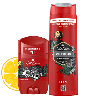 Old Spice zestaw prezentowy dla mężczyzn: żel i szampon 3w1 + dezodorant