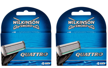 8x Wkłady WILKINSON Quattro