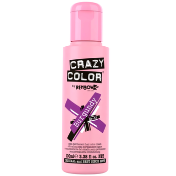 Crazy Color półtrwały krem koloryzujący do włosów Burgundy 61 100 ml