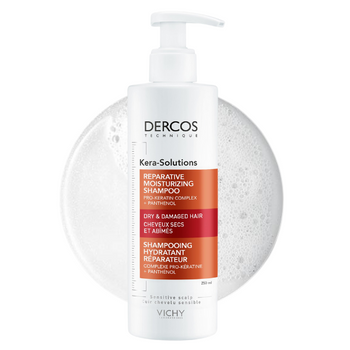 Vichy Dercos Kera-Solutions szampon regenerujący zniszczone włosy 250 ml