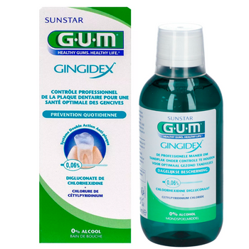 Płyn do płukania jamy ustnej GUM Gingidex 0,06% 300 ml
