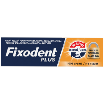 Fixodent Plus All Day Hold krem mocujący do protez bez smaku 40 g