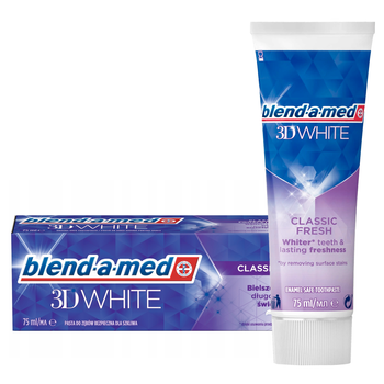 Pasta do zębów Blend-A-Med 3D White Classic Fresh 75 ml