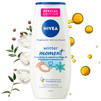 Nivea Winter Shea & Botanical Oil żel pod prysznic pielęgnujący 250 ml