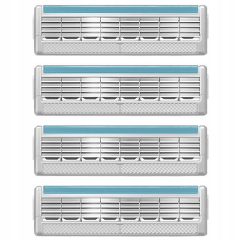1x Maszynka WILKINSON Quattro Essential 4 Precision Sensitive + 9 wkładów