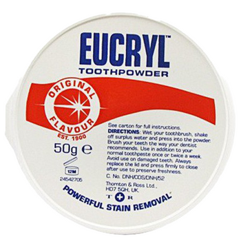 Eucryl Toothpowder Original wybielający proszek do czyszczenia zębów 50 g