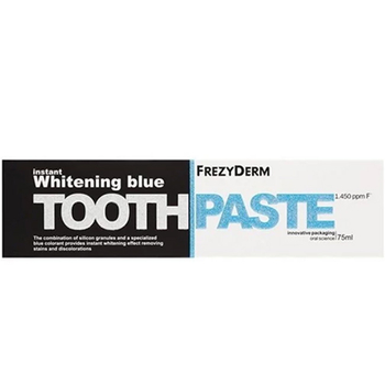 Pasta do zębów wybielająca FREZYDERM Instant Whitening blue 1450 ppm 75 m