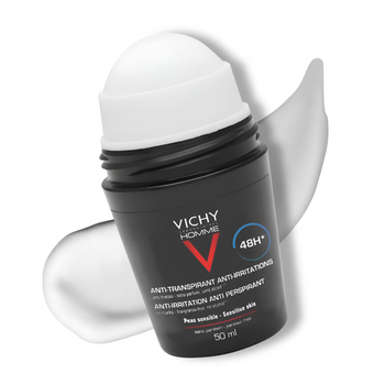 Vichy Homme Ochrona 48H dezodorant męski w kulce dla skóry wrażliwej 50 ml