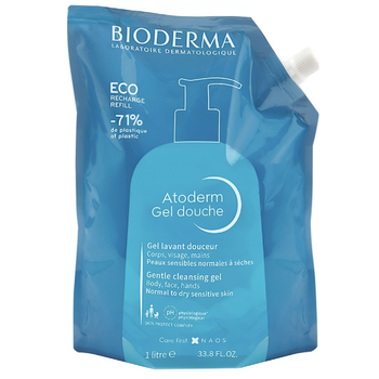 Żel pod prysznic Bioderma Atoderm Ultra Gentle Eco Refil 1000 ml