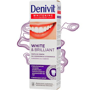 Denivit White & Brilliant pasta do zębów do codziennego stosowania 50 ml