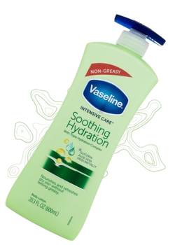 Vaseline Intensive Care Soothing Hydration balsam do ciała z aloesem 600 ml