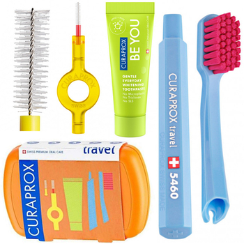 Zestaw podróżny CURAPROX Travel Set szczoteczka cs5460 i pasta Be You 10 ml