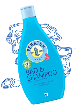 Szampon i żel pod prysznic 2w1 Penaten Baby od stóp do głowy 400 ml