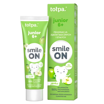 Tołpa Junior 6+ pasta do zębów mlecznych i stałych jabłkowa 75 ml