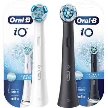 Oral-B iO Ultimate Clean końcówki White 1 szt + Black 1 szt