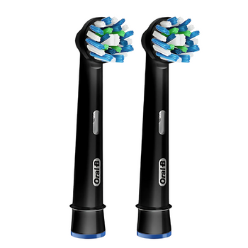 Oral-B EB50BK Cross Action Black końcówki do szczoteczki elektrycznej 2 szt