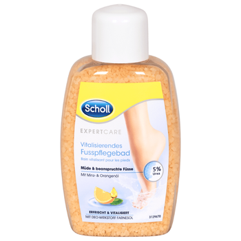 Scholl Pomarańcza i Mięta sól do kąpieli stóp z 5% mocznikiem 275 ml