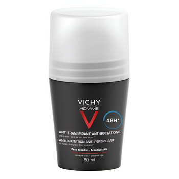 Vichy Homme Ochrona 48H dezodorant męski w kulce dla skóry wrażliwej 50 ml