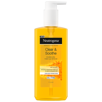 Neutrogena Clear & Soothe micelarny żel do demakijażu z kurkumą 200 ml
