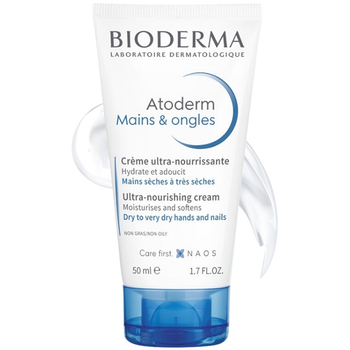 Krem odżywczy do rąk i paznokci Bioderma Atoderm Mains & Ongles 50 ml