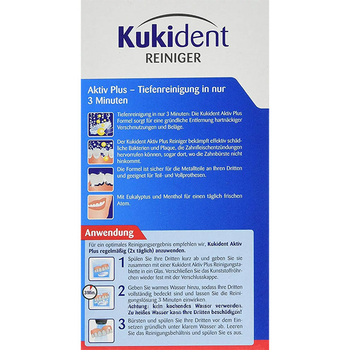 Kukident Active Plus tabletki do czyszczenia protez 99 szt