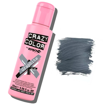 Crazy Color półtrwały krem koloryzujący do włosów Graphite 69 100 ml