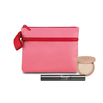 Pupa zestaw tusz Vamp! All in One 101 9 ml + highlighter Wonder Me Glow 101 7,5 g