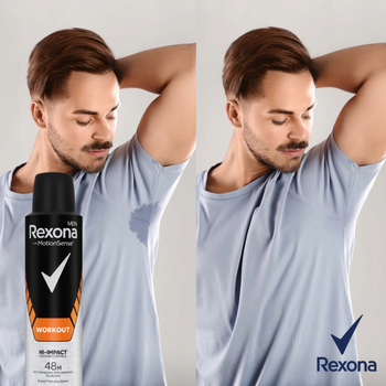 Rexona Men Workout Hi-Impact 48H antyperspirant w sprayu 150 ml