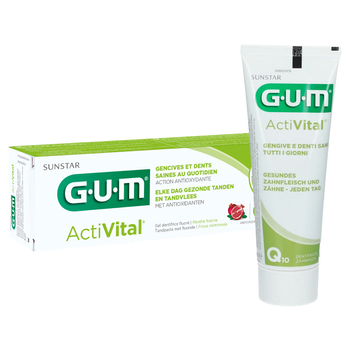 GUM ActiVital pasta do zębów z koenzymem Q10 i fluorem 75 ml
