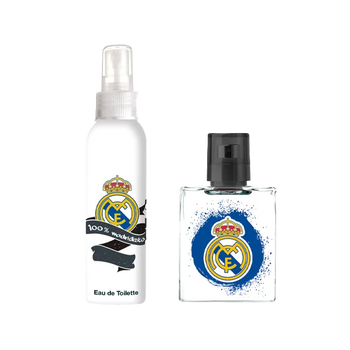 Air-Val Real Madrid kosmetyczka z wodą toaletową 50 ml i mgiełką 100 ml