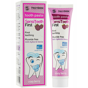 FrezyDerm SensiTeeth First pasta do zębów dla dzieci od 6 miesiący 40 ml
