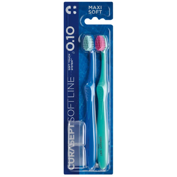 Curasept MAXI SOFT 010 Duopack szczoteczki do zębów miękkie 2 szt