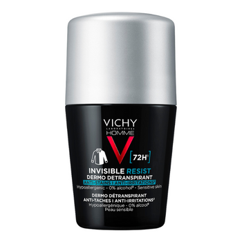 Vichy Homme Invisible Resist 72H antyperspirant w kulce przeciw śladom 50 ml