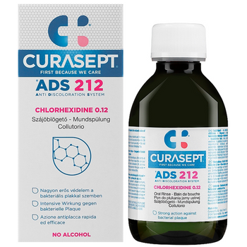 Curasept ADS 212 Chlorhexidine 0.12% płyn do płukania jamy ustnej 200 ml