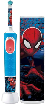 Szczoteczka elektryczna do zębów dla dzieci ORAL-B Pro Spiderman + etui
