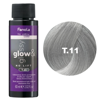 Fanola Glow & Glossy toner do włosów bez amoniaku T.11 60 ml