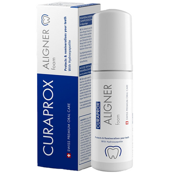 Pianka do pielęgnacji zębów Curaprox Aligner Foam remineralizująca 40 ml