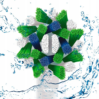 Oral-B EB50RB Cross Action White końcówka do szczoteczki 1 szt
