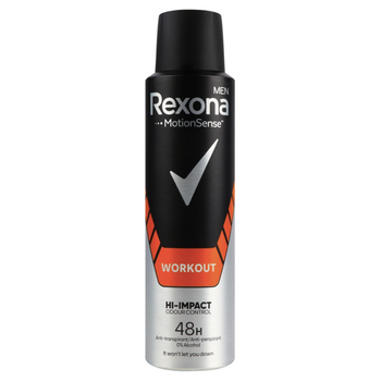 Rexona Men Workout Hi-Impact 48H antyperspirant w sprayu 150 ml